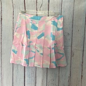 NWT Pastel Camo pleated skirt from BP